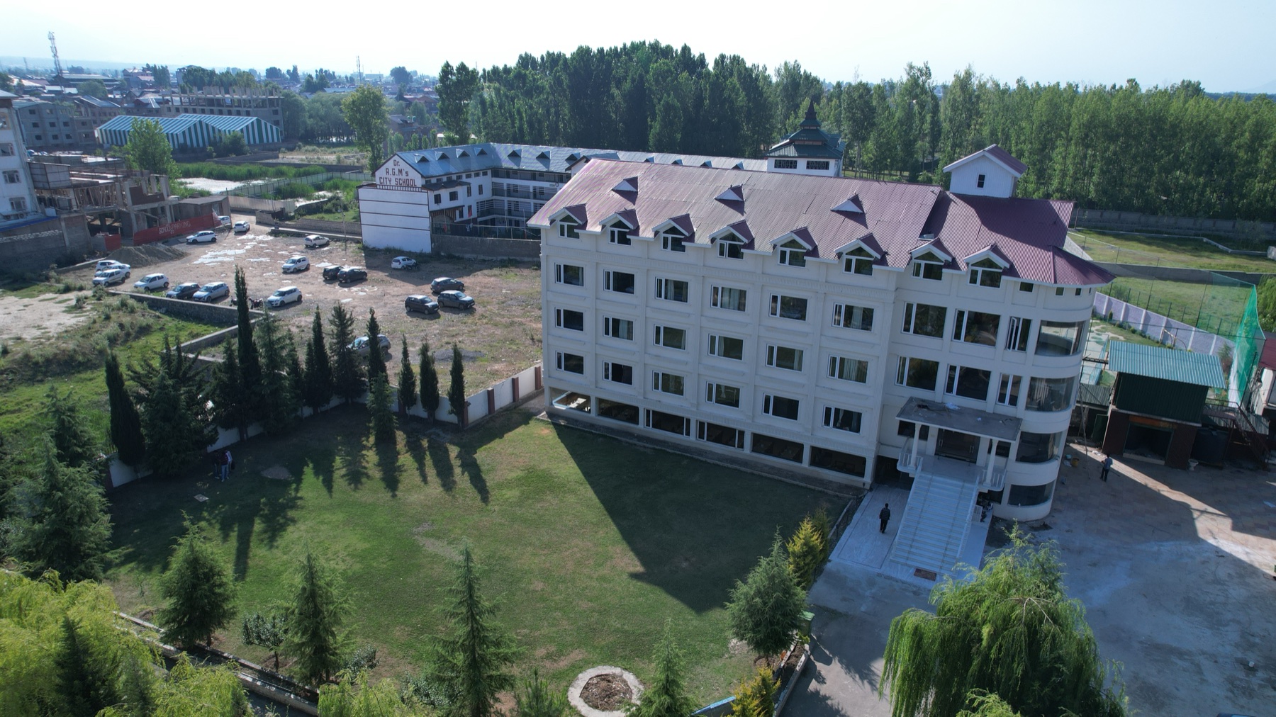 Aerial exterior view of Kashmir Residency